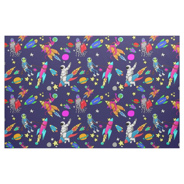tissu étranger d'astronaute de rodéo de fusée (Yard)