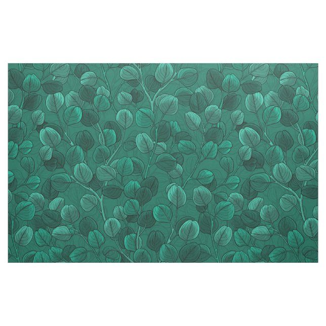 Tissu Eucalyptus vert (Fat Quarter)