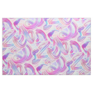 Tissu eurobeat holorave - rose et bleu :