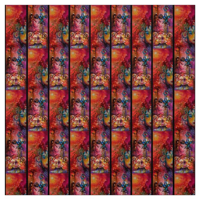 Tissu EXCALIBUR / Magie et mystère (Échantillon)