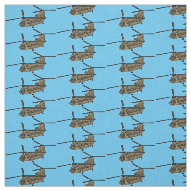 Tissu Exemple d'hélicoptère militaire Chinook (Échantillon)