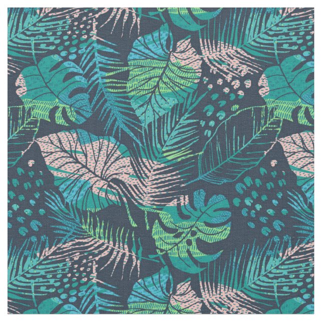 Tissu Exotique tropicale Abstraite (Fermer)