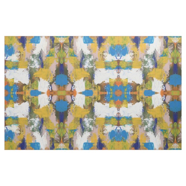 Tissu Expression abstraite #11 (grand) par Michael Moffa (Yard)