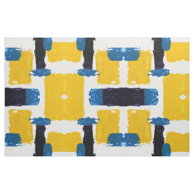Tissu Expression abstraite #2 (grand) par Michael Moffa (Yard)