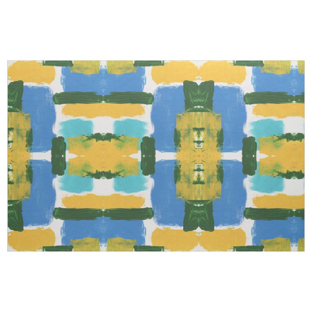 Tissu Expression abstraite #3 (grand) par Michael Moffa (Yard)