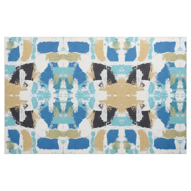 Tissu Expression abstraite #6 (grand) par Michael Moffa (Yard)