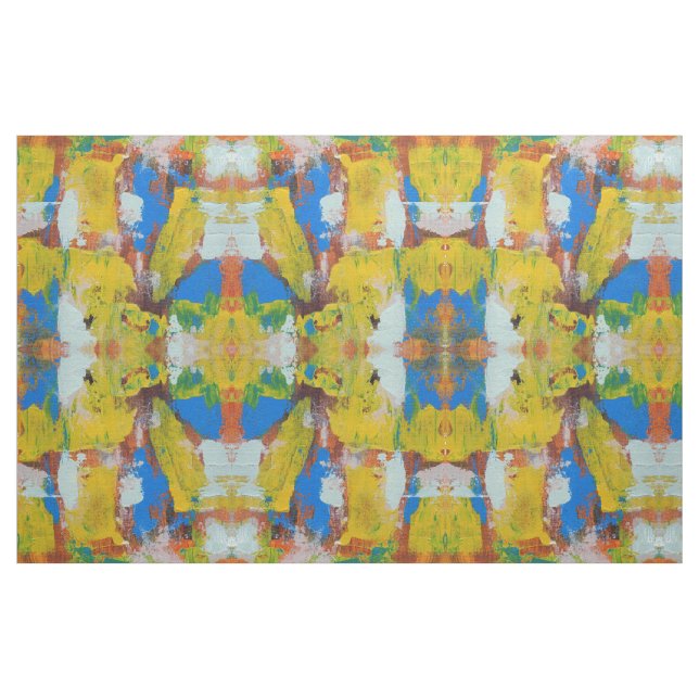 Tissu Expression abstraite #8 (grand) par Michael Moffa (Yard)