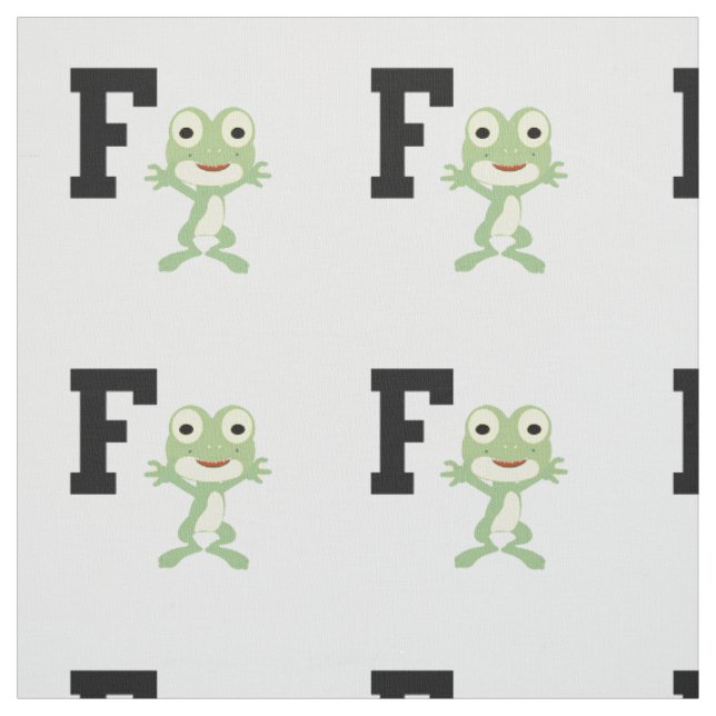 Tissu F est pour Frogman (Échantillon)