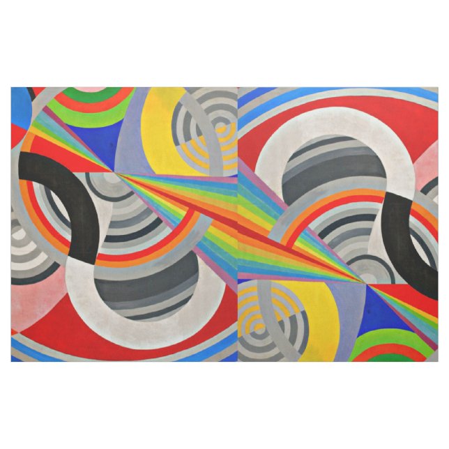 Tissu Fabric-Abstrait-Robert Delaunay 4 (Fat Quarter)