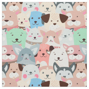 Tissu Fabric de conception de chiens