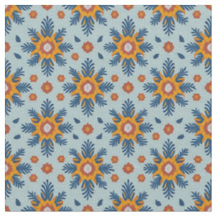Tissu Fabric de conception Motif rétro à répétition