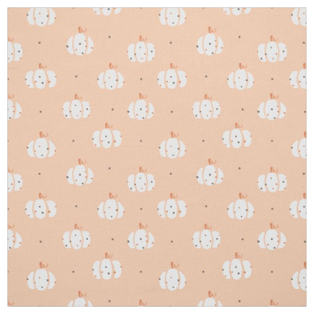 Tissu Fabric de Motif Citrouille Abstrait (Échantillon)
