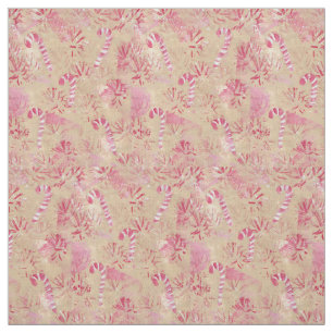 Tissu Fabric de Motif de Sucre de canne de look vintage