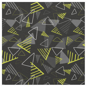 Tissu Fabric d'impression Black Geo Pop