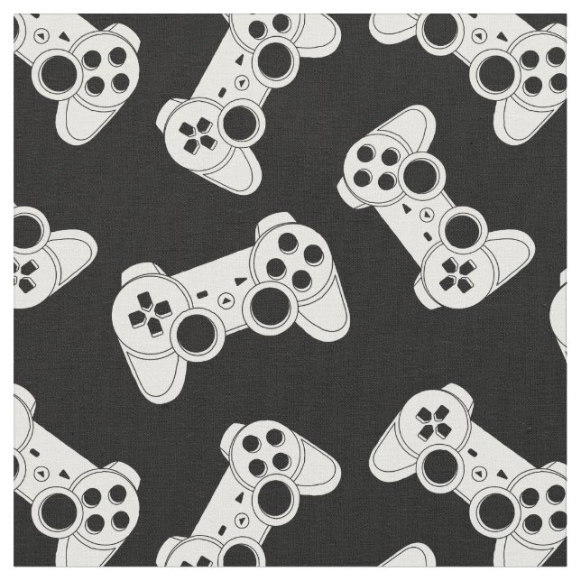 Tissu Fabric du Motif du contrôleur de jeu vidéo (Fermer)