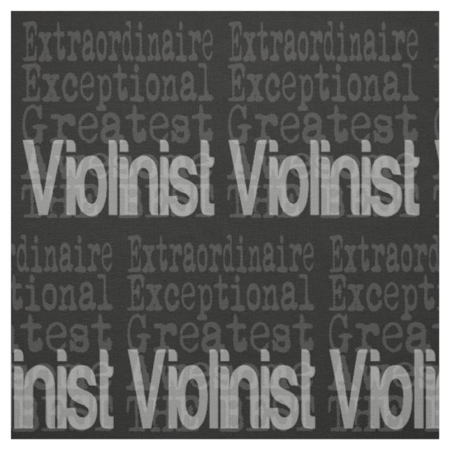 Tissu Fabric extraordinaire violoniste (Échantillon)