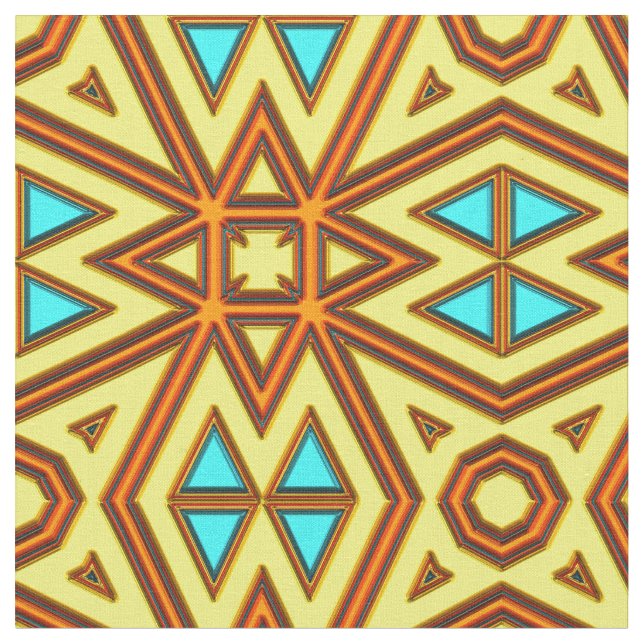 Tissu Fabric moderne amérindien 31 sur mesure (Fermer)