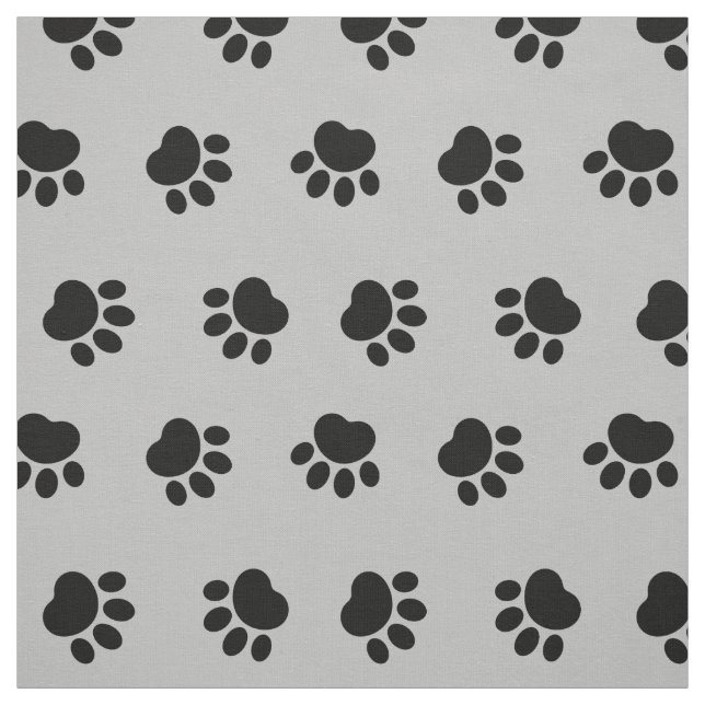 Tissu Fabric Motif de pattes pour animaux (Échantillon)