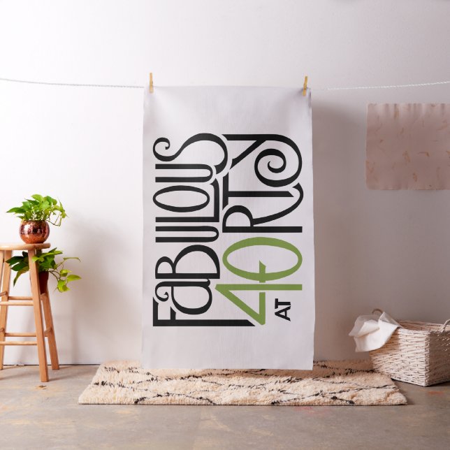 Tissu Fabuleux à 40 tissus verts (In Situ)