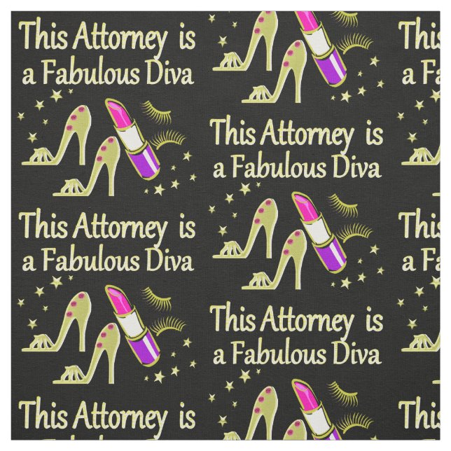 TISSU FABULEUX ATTORNEY DIVA DESIGN (Échantillon)