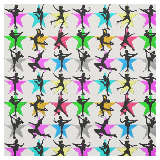 TISSU FABULEUX TISSUS DE PATINAGE DE FIGURE (Échantillon)