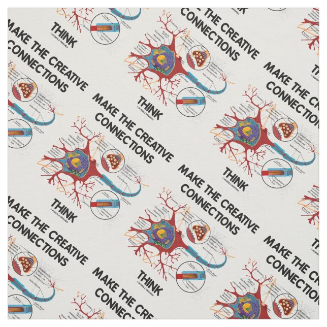 Tissu Faire des connexions créatives penser Neuron Synap (Échantillon)