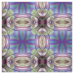 Tissu FAIRY GLEN ~ Purple Aqua Rose vert jolie