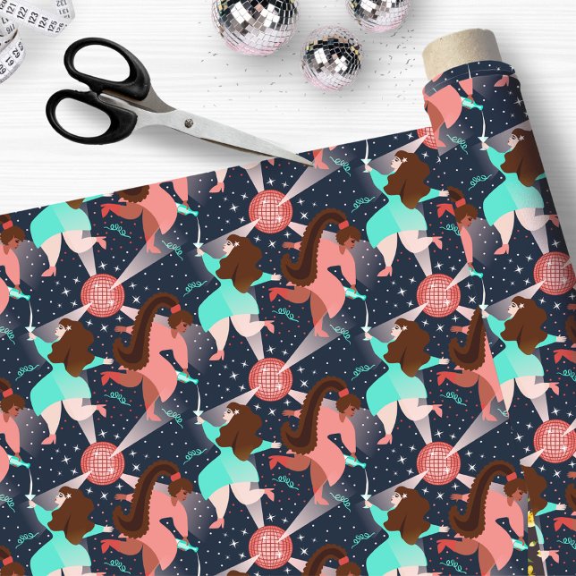 Tissu Faisons la fête ! (A fabric designed for party animals (birthday, New Year’s Eve, disco party, ...))