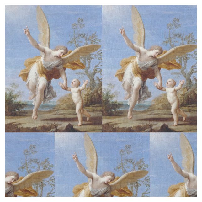 Tissu fait sur commande "d'ange de The Guardian" (Échantillon)