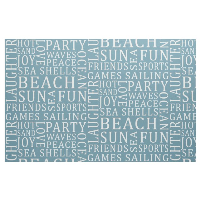 Tissu fait sur commande de Chambre de plage de (Fat Quarter)
