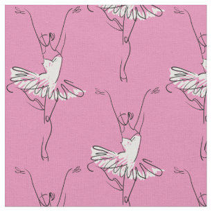 Tissu fait sur commande de couleur de ballerine