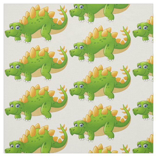 Tissu fait sur commande de couleur de dinosaure (Échantillon)