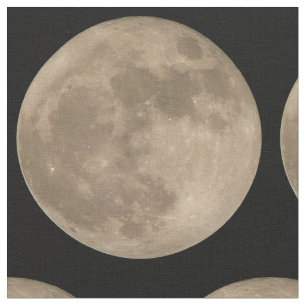 Tissu fait sur commande de lune de tissu de Pleine