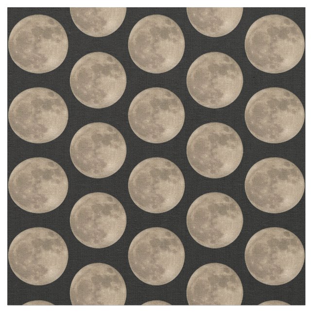 Tissu fait sur commande de lune de tissu de Pleine (Fermer)