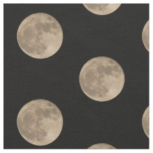 Tissu fait sur commande de lune de tissu de Pleine