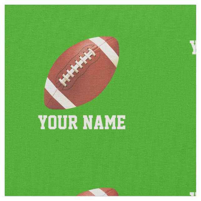 Tissu fait sur commande de vert du football (Fermer)