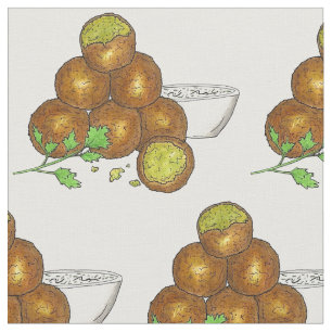 Tissu Falafel Balls Moyen-Orient pois chiches égyptien