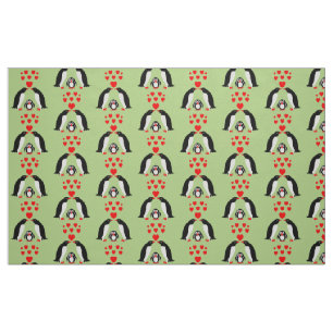 Tissu Famille Penguins