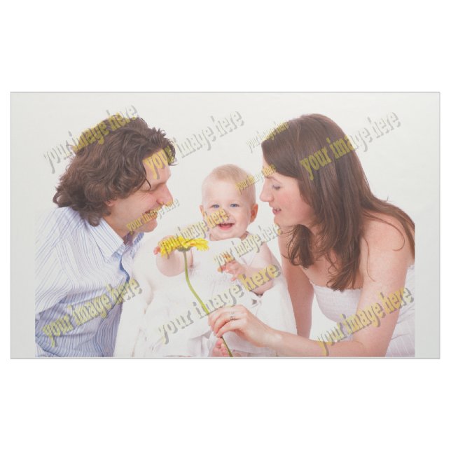 Tissu FAMILLE Photo ✨ Lovely Custom (Yard)