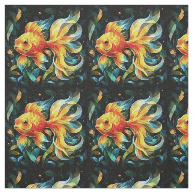 Tissu Fantaisie Fin-Tastique (Échantillon)