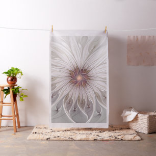 Tissu Fantaisie florale, fleur pastel moderne abstraite