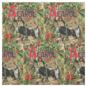 Tissu Fantôme de Noël Illustration actuelle Scrooge