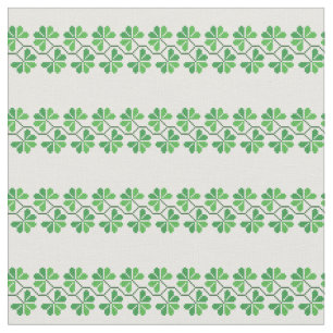 Tissu Faux Retro Broderie losange Imprimé Shamrock rayé