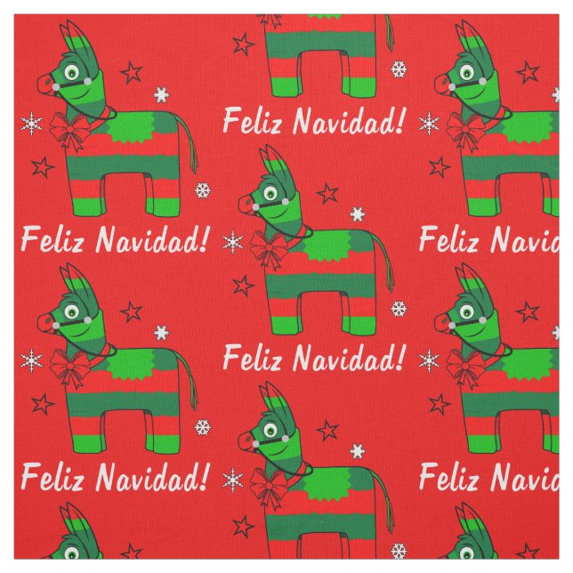 Tissu Feliz Navidad ! (Échantillon)