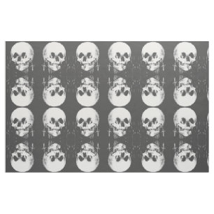 Tissu Femme avec Halloween Réflexion crâne en miroir