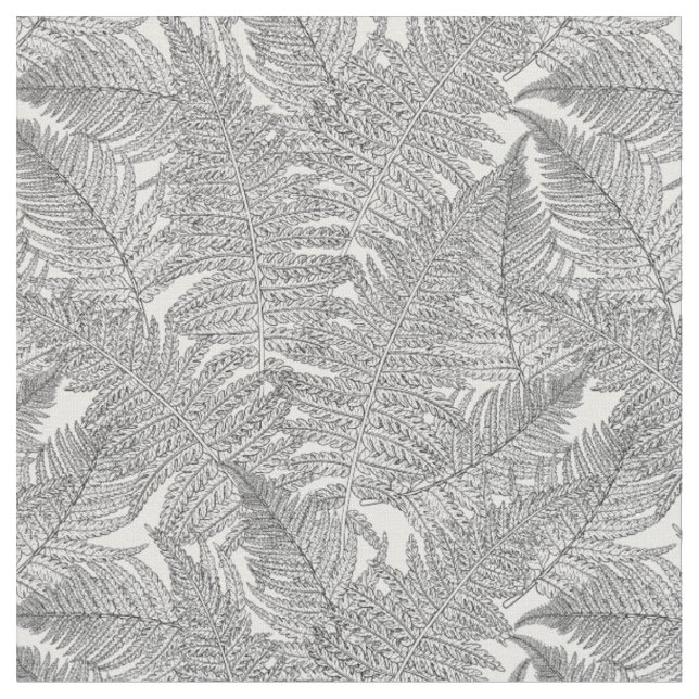 Tissu Ferme en noir et blanc (Fermer)