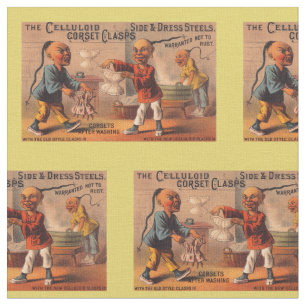 Tissu Fermoirs de corset celluloïdes Victorian tradecard