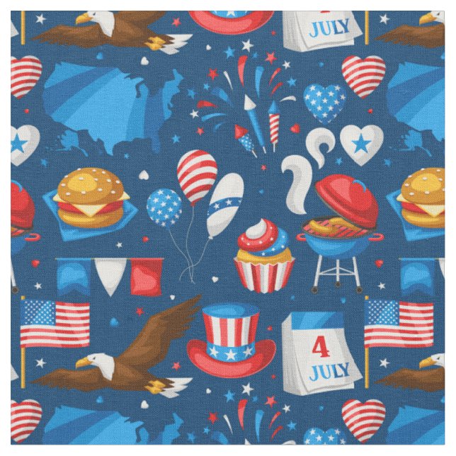 Tissu fête de l'indépendance (Fermer)