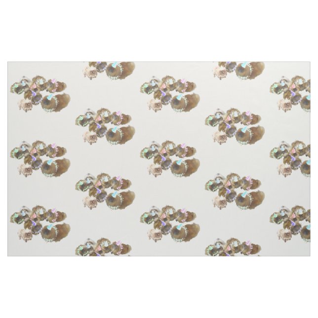 Tissu Fête des Pékinois (Fat Quarter)