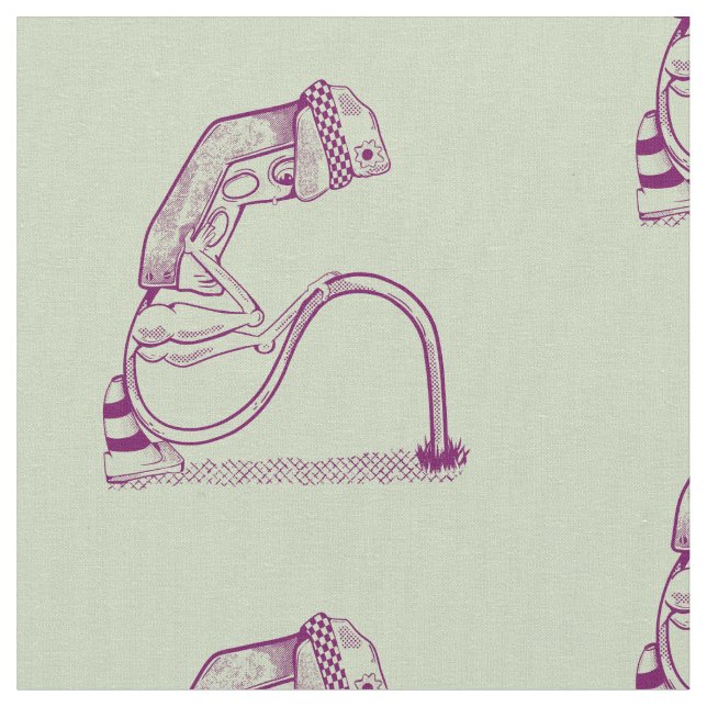 Tissu Feu de circulation triste (Fermer)